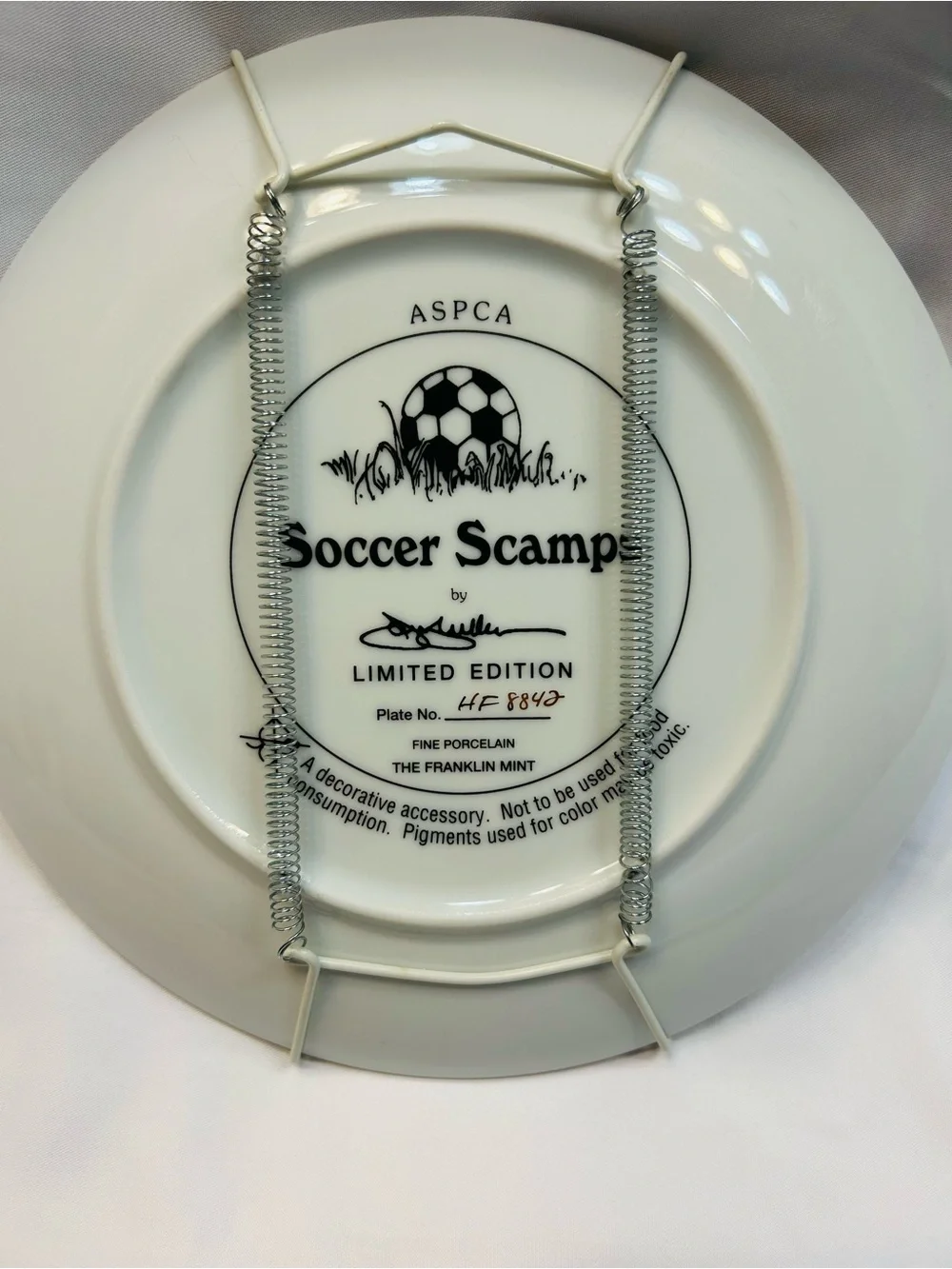 Franklin Mint Puppies with Vintage “Soccer Scamps”-Green,Black,White, Brown,Gold
